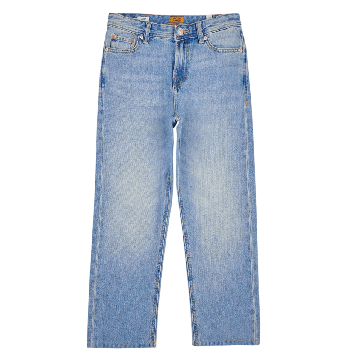 Textiel Jongens Straight jeans Jack & Jones JJICHRIS JJORIGINAL MF 920 NOOS JNR Blauw