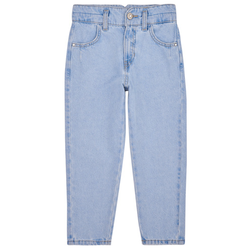 Textiel Meisjes Mom jeans Name it NKFBELLA HW MOM AN JEANS 1092-DO Blauw