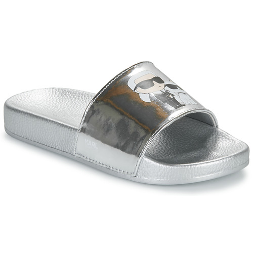 Schoenen Meisjes Slippers Karl Lagerfeld KARL'S OWN MEMPHIS Zilver