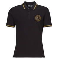 Textiel Heren Polo's korte mouwen Versace Jeans Couture 76GAGT02 Zwart