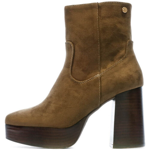 Schoenen Dames Enkellaarzen Xti  Brown