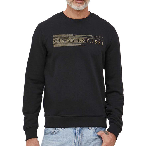 Textiel Heren Sweaters / Sweatshirts Guess  Zwart