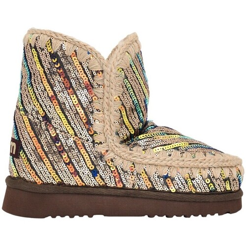 Schoenen Dames Laarzen Mou ESKIMO 18 STRIPY SEQUINS/LUREX Multicolour