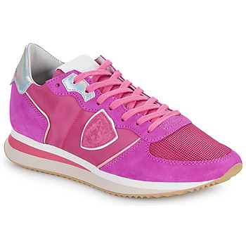 Schoenen Dames Lage sneakers Philippe Model TRPX LOW WOMAN Roze