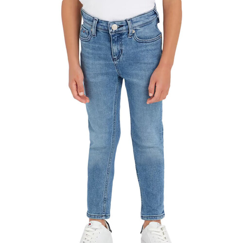 Textiel Jongens Straight jeans Tommy Hilfiger  Blauw