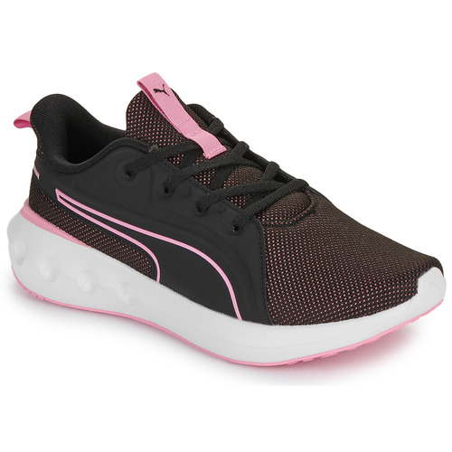 Schoenen Dames Running / trail Puma Softride Carson Zwart / Wit / Roze