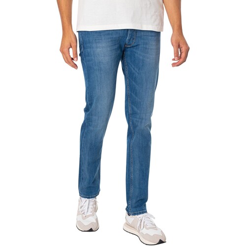 Textiel Heren Straight jeans Replay Grover rechte jeans Blauw