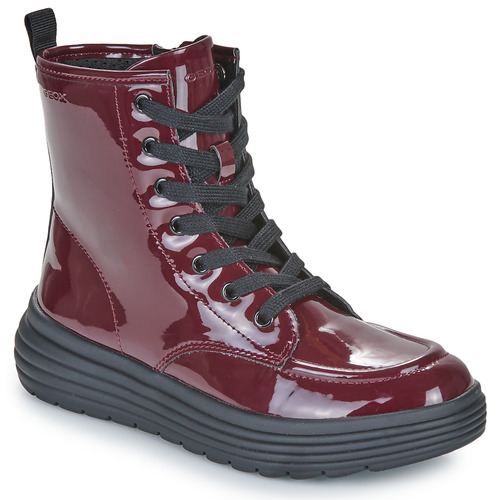 Schoenen Meisjes Laarzen Geox J PHAOLAE GIRL Bordeaux