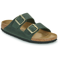 Schoenen Dames Leren slippers Birkenstock Arizona LEOI Thyme Kaki