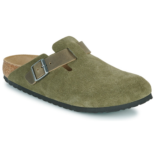 Schoenen Heren Klompen Birkenstock Boston LEVE/LEOI Thyme Kaki