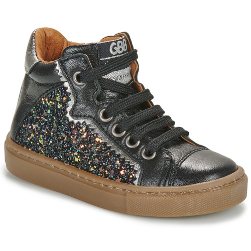 Schoenen Meisjes Hoge sneakers GBB JAYNE Zwart