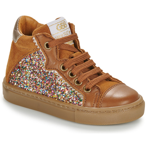 Schoenen Meisjes Hoge sneakers GBB JAYNE Brown