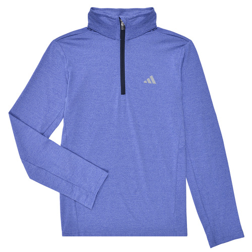 Textiel Jongens T-shirts met lange mouwen Adidas Sportswear Training AEROREADY 1/2-Zip Long Sleeve Long-Sleeve Top Blauw