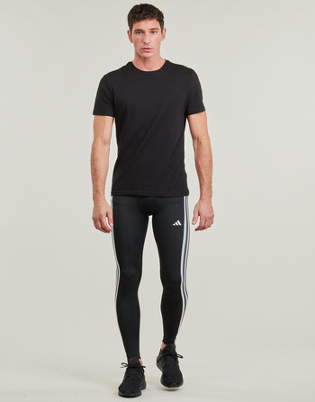 Textiel Heren Leggings adidas Performance TECHFIT Compression Training 3-Stripes Long Tights Zwart