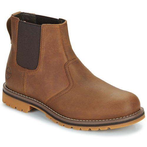 Schoenen Heren Laarzen Timberland LARCHMONT MID CHELSEA Brown