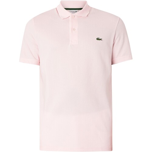 Textiel Heren Polo's korte mouwen Lacoste Klassiek poloshirt met logo Roze