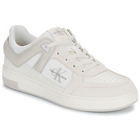 Schoenen Heren Lage sneakers Calvin Klein Jeans BASKET CUP LOW LACEUP LTH ML MTR Wit / Beige