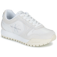 Schoenen Dames Lage sneakers Calvin Klein Jeans TOOTHY RUNNER IRREGULARLINES Wit