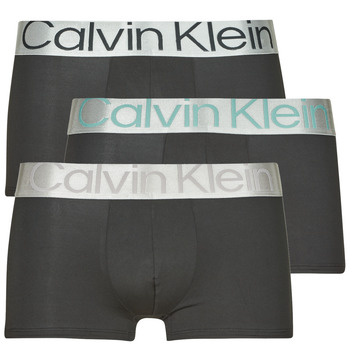 Ondergoed Heren Boxershorts Calvin Klein Jeans LOW RISE TRUNK X3 Zwart