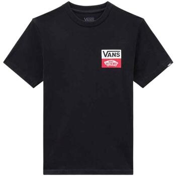 Textiel Jongens T-shirts korte mouwen Vans  Zwart