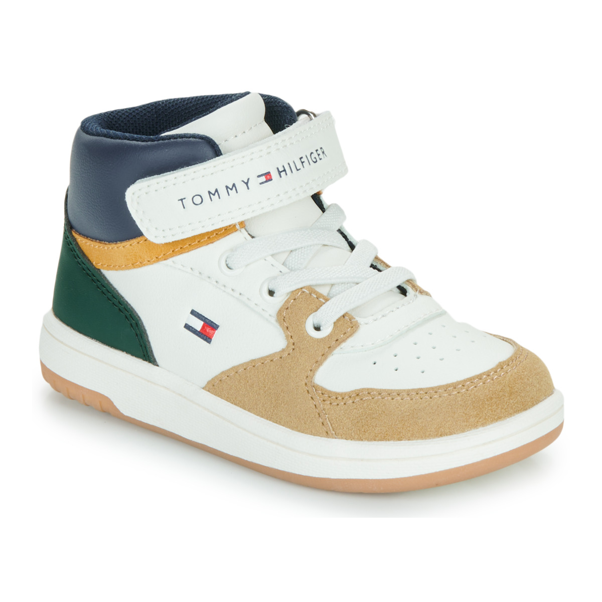 Schoenen Jongens Hoge sneakers Tommy Hilfiger SKYLER Wit