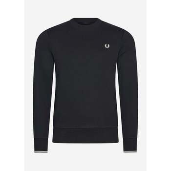 Textiel Heren Truien Fred Perry Crew neck sweatshirt Zwart