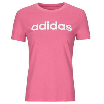 Textiel Dames T-shirts korte mouwen Adidas Sportswear Essentials Slim Logo T-Shirt Roze