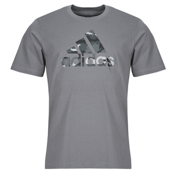 Textiel Heren T-shirts korte mouwen Adidas Sportswear Camo Badge of Sport Graphic T-Shirt Grijs