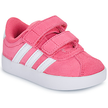 Schoenen Meisjes Lage sneakers Adidas Sportswear VL COURT 3.0 CF I Roze / Wit