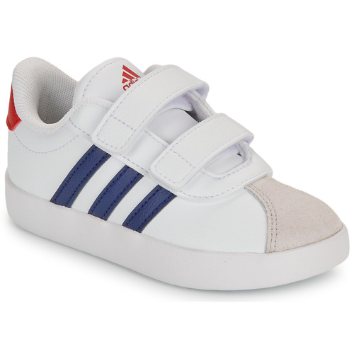 Schoenen Kinderen Lage sneakers Adidas Sportswear VL COURT 3.0 CF I Wit / Marine / Rood