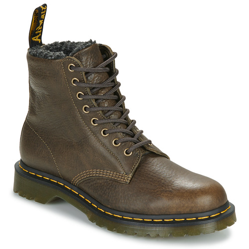 Schoenen Laarzen Dr. Martens 1460 Dms Olive Grizzly Brown