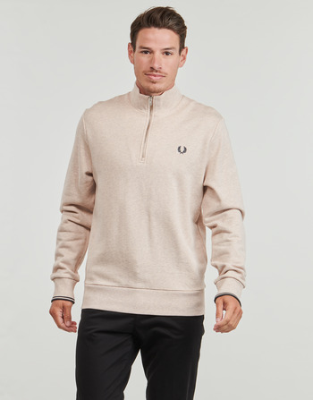 Textiel Heren Sweaters / Sweatshirts Fred Perry HALF ZIP Beige