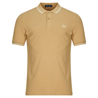 Textiel Heren Polo's korte mouwen Fred Perry TWIN TIPPED Beige