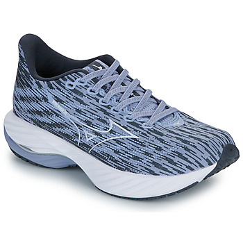 Schoenen Dames Running / trail Mizuno WAVE RIDER 28 Grijs / Blauw