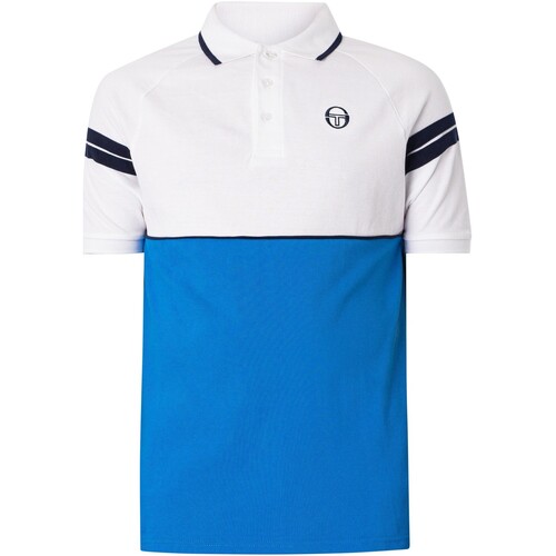 Textiel Heren Polo's korte mouwen Sergio Tacchini Cambio poloshirt Wit