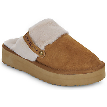 Schoenen Dames Sloffen Pepe jeans DISSY NORTH W  camel