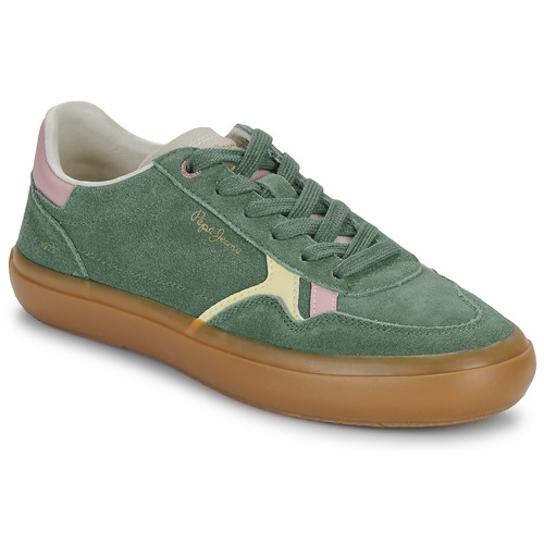 Schoenen Dames Lage sneakers Pepe jeans TRAVIS RETRO W Groen