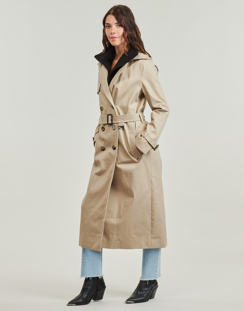 Ikks TRENCH MI MOLLET COTON Beige