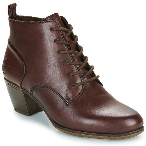 Schoenen Dames Enkellaarzen Rieker 41757-00 Brown