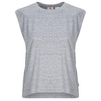 Textiel Dames T-shirts korte mouwen Levi's BOXY TANK Grijs