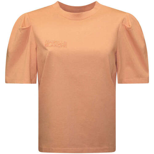 Textiel Dames T-shirts & Polo’s Isabelle Blanche  Orange