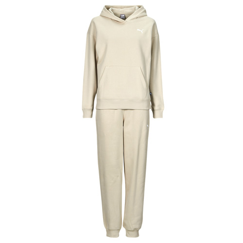 Textiel Dames Trainingspakken Puma LOUNGWEAR SUIT FL Beige