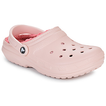 Schoenen Dames Klompen Crocs Classic Lined Clog Roze