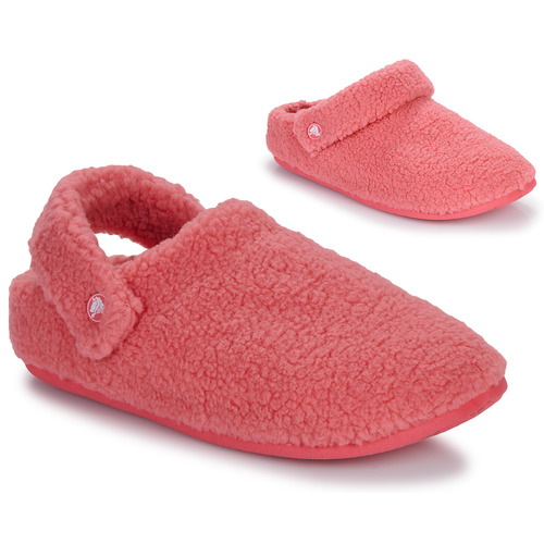 Schoenen Dames Sloffen Crocs Classic Cozzzy Slipper Roze