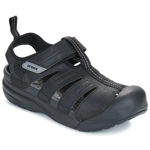 Schoenen Heren Outdoorsandalen Crocs Yukon Fisherman Zwart