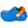 Schoenen Kinderen Klompen Crocs Classic Lined Clog T Blauw / Rood / Groen