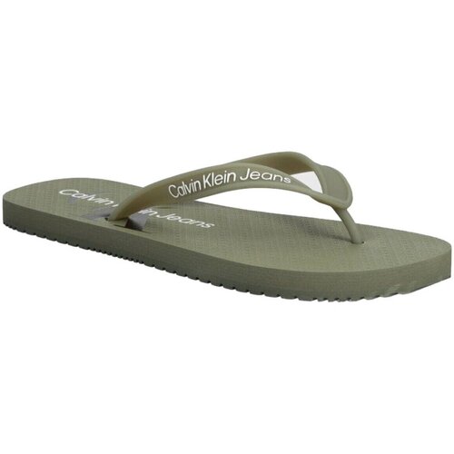 Schoenen Heren Leren slippers Calvin Klein Jeans YM0YM00952 Groen