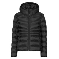 Textiel Dames Dons gevoerde jassen Superdry HOODED FUJI PADDED JACKET Zwart