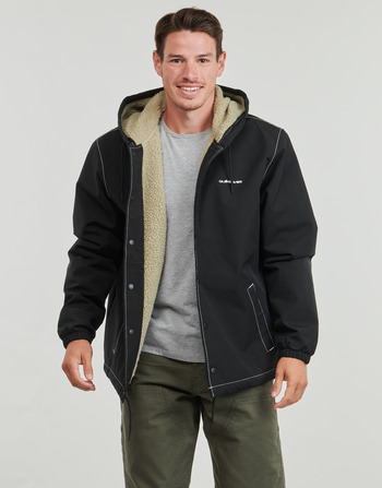 Textiel Heren Wind jackets Quiksilver RAIN CLOUD WARM HOODED COACH Zwart