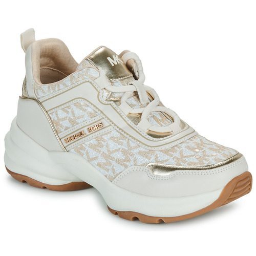 Schoenen Meisjes Lage sneakers MICHAEL Michael Kors OLYMPIA Beige / Goud